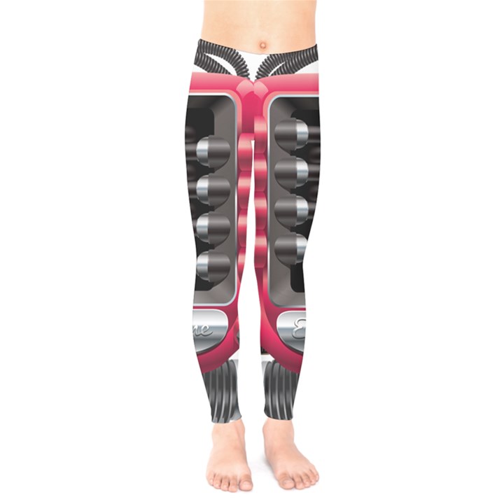 Car Engine Kids  Leggings