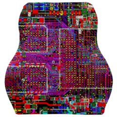 Technology Circuit Board Layout Pattern Car Seat Velour Cushion  by Ket1n9