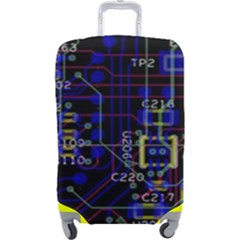 Technology Circuit Board Layout Luggage Cover (large) by Ket1n9