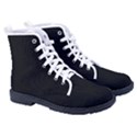 Black Women s High-Top Canvas Sneakers View3