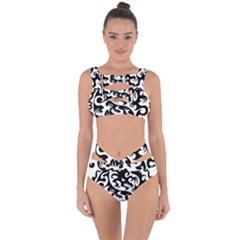 Ying Yang Tattoo Bandaged Up Bikini Set  by Ket1n9