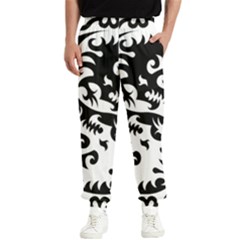 Ying Yang Tattoo Men s Elastic Waist Pants by Ket1n9