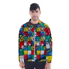 Snakes And Ladders Men s Windbreaker by Ket1n9