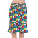 Snakes And Ladders Short Mermaid Skirt View1