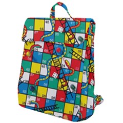 Snakes And Ladders Flap Top Backpack by Ket1n9