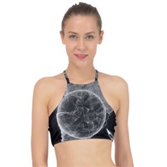 Space-universe-earth-rocket Halter Bikini Top by Ket1n9