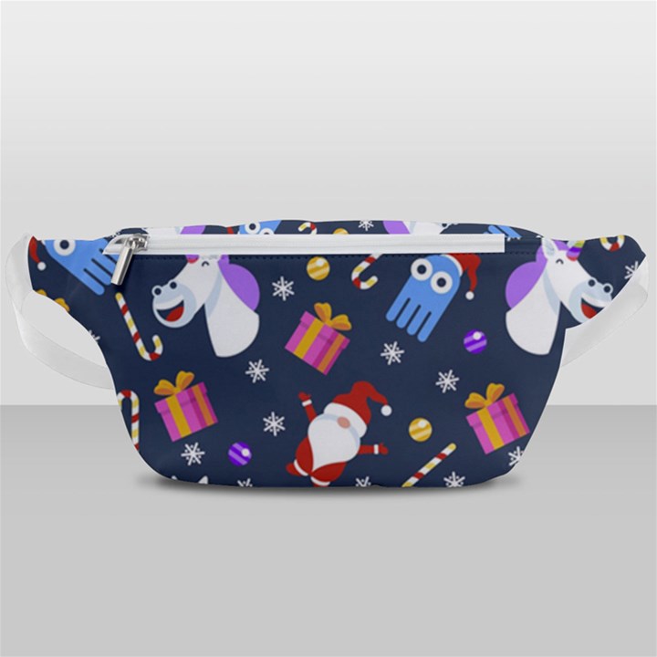 Colorful Funny Christmas Pattern Waist Bag 