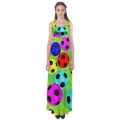 Balls Colors Empire Waist Maxi Dress by Ket1n9