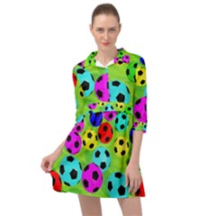 Balls Colors Mini Skater Shirt Dress by Ket1n9