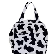 Animal-print-black-and-white-black Boxy Hand Bag by Ket1n9