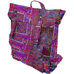 Technology Circuit Board Layout Pattern Buckle Up Backpack by Ket1n9