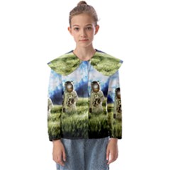 Astronaut Kids  Peter Pan Collar Blouse by Ket1n9