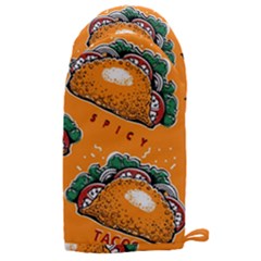 Seamless-pattern-with-taco Microwave Oven Glove by Ket1n9