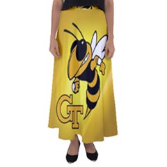 Georgia Institute Of Technology Ga Tech Flared Maxi Skirt by Ket1n9