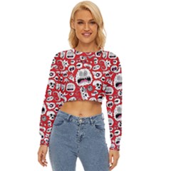 Another Monster Pattern Lightweight Long Sleeve Sweatshirt by Ket1n9