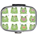 Kawaii-frog-rainy-season-japanese Mini Square Pill Box View1