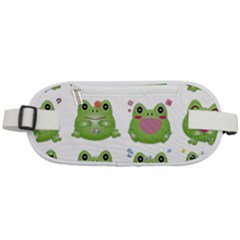 Kawaii-frog-rainy-season-japanese Rounded Waist Pouch by Grandong