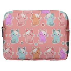 Cute Kawaii Kittens Seamless Pattern Make Up Pouch (large) by Grandong