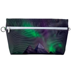 Aurora Northern Lights Phenomenon Atmosphere Sky Handbag Organizer by Grandong