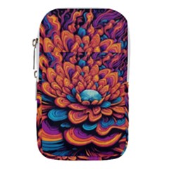 Flowers Painting Waist Pouch (small) by Ravend