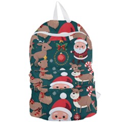 Christmas Santa Claus Foldable Lightweight Backpack by Vaneshop