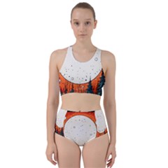 Moon Night Nature Dream Sky Racer Back Bikini Set by Vaneshop