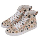 Pattern Seamless Women s Hi-Top Skate Sneakers View2