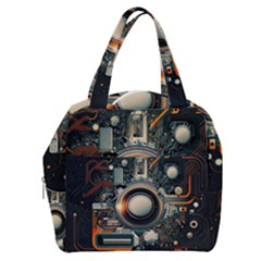 Illustrations Technology Robot Internet Processor Boxy Hand Bag by Vaneshop