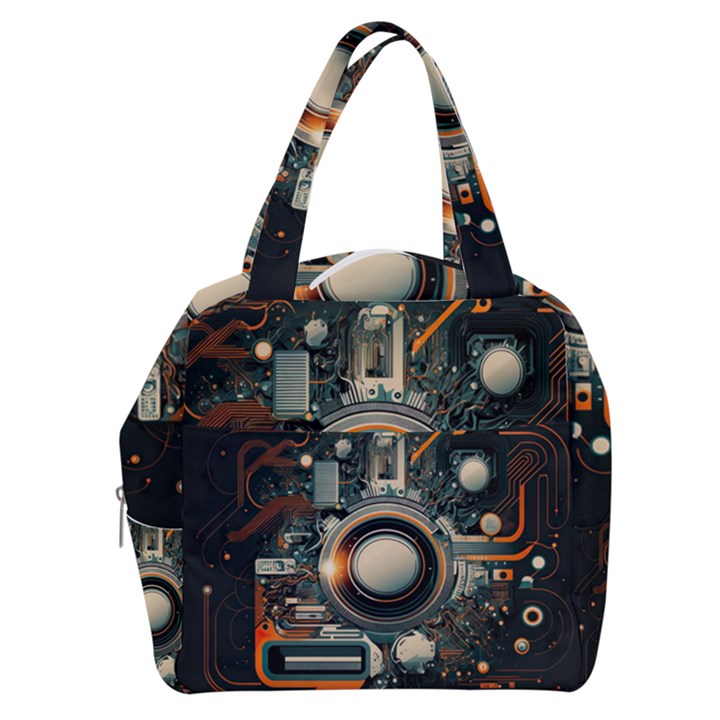 Illustrations Technology Robot Internet Processor Boxy Hand Bag