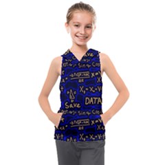 Art Pattern Design Background Graphic Kids  Sleeveless Hoodie by Vaneshop