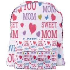 Love Mom Happy Mothers Day I Love Mom Graphic Giant Full Print Backpack by Vaneshop