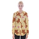 Gingerbread Christmas Time Womens Long Sleeve Shirt View1