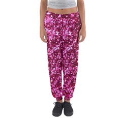 Pink Glitter Women s Jogger Sweatpants by Amaryn4rt