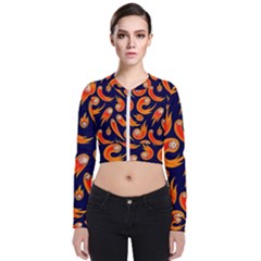 Space Patterns Pattern Long Sleeve Zip Up Bomber Jacket by Amaryn4rt