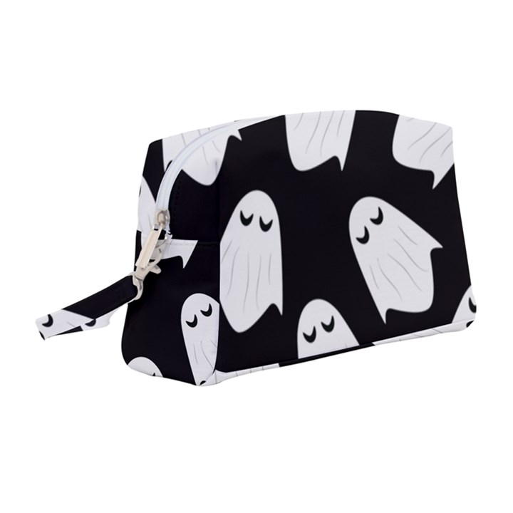 Ghost Halloween Pattern Wristlet Pouch Bag (Medium)