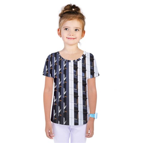 Architecture-building-pattern Kids  One Piece T-shirt by Amaryn4rt