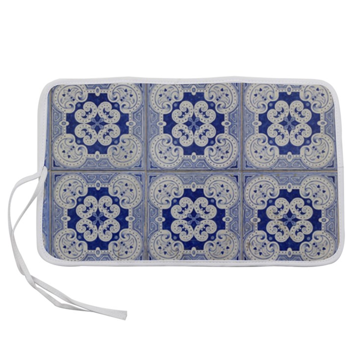 Ceramic-portugal-tiles-wall Pen Storage Case (L)