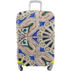 Ceramic-portugal-tiles-wall- Luggage Cover (large) by Amaryn4rt