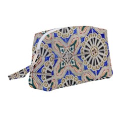 Ceramic-portugal-tiles-wall- Wristlet Pouch Bag (medium) by Amaryn4rt