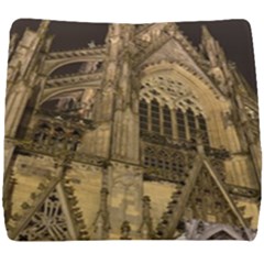 Cologne-church-evening-showplace Seat Cushion by Amaryn4rt