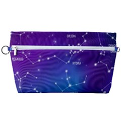 Realistic-night-sky-poster-with-constellations Handbag Organizer by Amaryn4rt