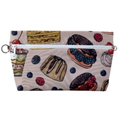 Seamless-pattern-with-sweet-cakes-berries Handbag Organizer by Amaryn4rt