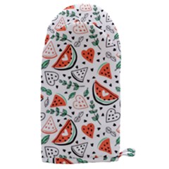 Seamless-vector-pattern-with-watermelons-mint Microwave Oven Glove by Amaryn4rt