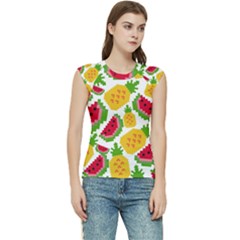 Watermelon-pattern-se-fruit-summer Women s Raglan Cap Sleeve T-shirt by Amaryn4rt