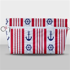 Nautical-papers-nautical-background Handbag Organizer by Amaryn4rt