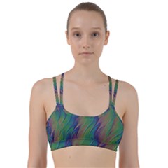 Texture-abstract-background Line Them Up Sports Bra by Amaryn4rt