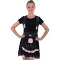 Garage Indie Arctic Monkeys Psychedelic Punk Rock Velvet Suspender Skater Skirt View1