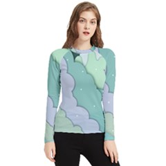 Winter Snow Mountains Nature Women s Long Sleeve Rash Guard by Pakjumat