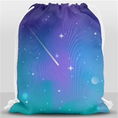 Stars Sky Cosmos Galaxy Drawstring Bag (large) by Pakjumat