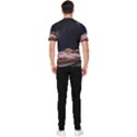 Retro Vintage Space Galaxy Men s Short Sleeve Rash Guard View2